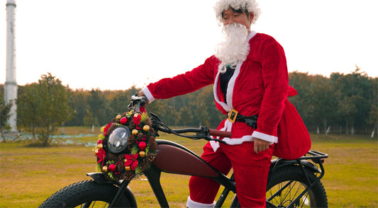 How to decorate your bike for Christmas?